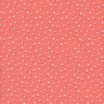 Bee Dots C14169-CORAL by Lori Holt for Riley Blake Designs, Image