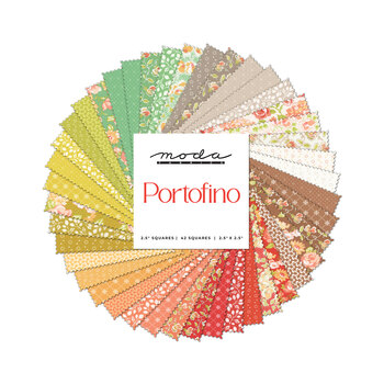 Portofino  Mini Charm Pack by Fig Tree & Co. for Moda Fabrics, Image