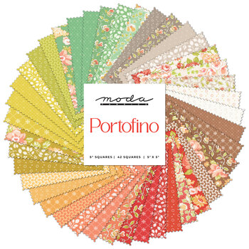 Portofino  Charm Pack by Fig Tree & Co. for Moda Fabrics - RESERVE, Image