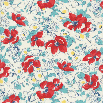 Time And Again 23361-11 Flour by Linzee Kull McCray for Moda Fabrics, Image