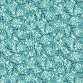 Time And Again 23365-12 Aqua by Linzee Kull McCray for Moda Fabrics, Image