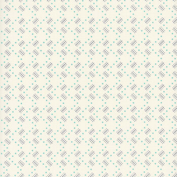 Time And Again 23367-21 Flour - Aqua by Linzee Kull McCray for Moda Fabrics, Image