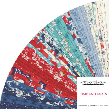 Time And Again  Jelly Roll by Linzee Kull McCray for Moda Fabrics, Image