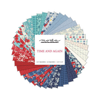 Time And Again  Mini Charm Pack by Linzee Kull McCray for Moda Fabrics, Image