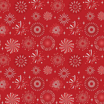 Stars and Stripes Forever C15711-RED by Lori Whitlock for Riley Blake Designs, Image