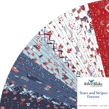 Stars and Stripes Forever  Rolie Polie by Lori Whitlock for Riley Blake Designs, Image