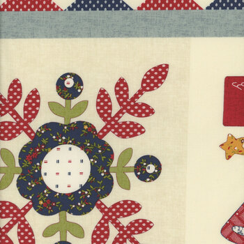 Old Glory 1676P-78 Panel Multi by Stacy West for Henry Glass Fabrics, Image