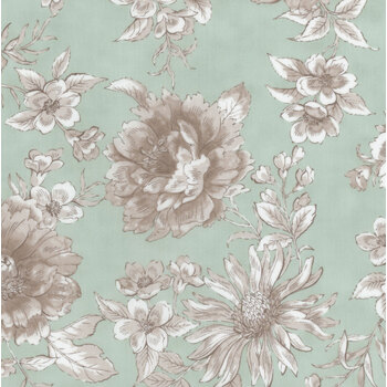 Sandalwood 44381-13 Eucalyptus by 3 Sisters for Moda Fabrics, Image