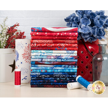 Liberty 2 - Artisan Batiks  20 FQ Set by Robert Kaufman Fabrics, Image