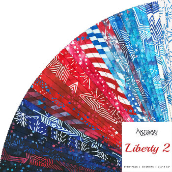 Liberty 2 - Artisan Batiks  Roll Up by Robert Kaufman Fabrics, Image