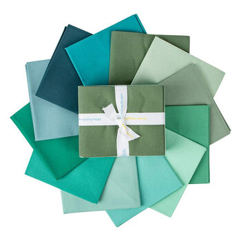 Confetti Cottons  12 FQ Set - Mint by Riley Blake Designs, Image