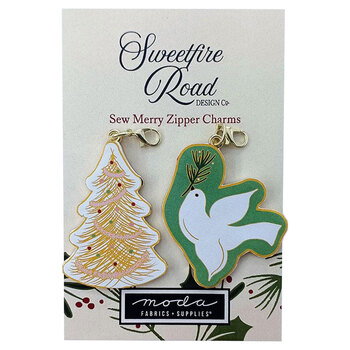 Sweetfire Road Tree & Dove Enamel Zipper Pulls Set - 2ct, Image