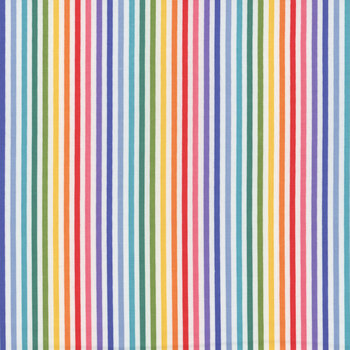 Stripes C495-RAINBOW by Riley Blake Designs, Image