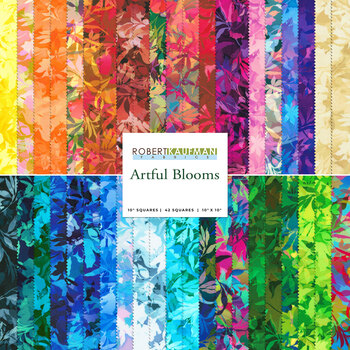 Artful Blooms  Ten Square by Robert Kaufman Fabrics