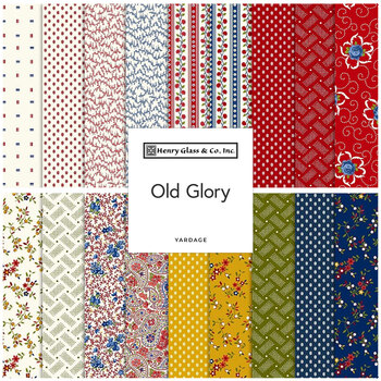 Old Glory  Yardage by Stacy West for Henry Glass Fabrics, Image