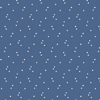 Seasonal Basics C657-BLUE Stars by Riley Blake Designs