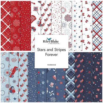 Stars and Stripes Forever  Yardage by Lori Whitlock for RIley Blake Designs, Image