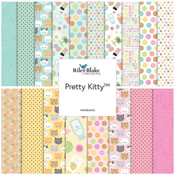 Pretty Kitty™  Yardage by Doodlebug Design Inc. for Riley Blake Designs, Image