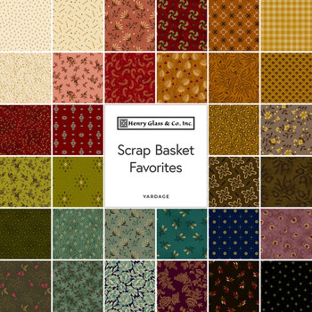 Scrap Basket Favorites  Yardage by Kim Diehl for Henry Glass Fabrics, Image