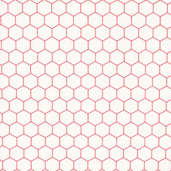 Bee Backgrounds C6387-RED by Lori Holt for Riley Blake Designs, Image