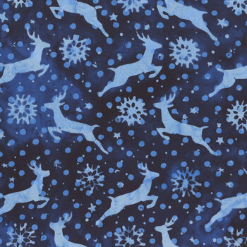 Snowed In 122327580 Blue Ocean by Island Batik, Image