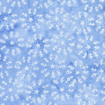 Snowed In 122328515 Blue Chambray by Island Batik, Image