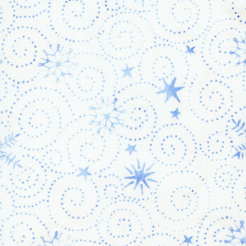 Snowed In 122331500 Blue Heavenly by Island Batik