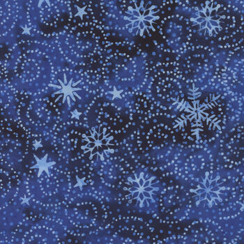 Snowed In 122331580 Blue Ocean by Island Batik, Image