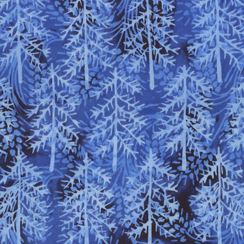 Snowed In 122333540 Blue Azure by Island Batik, Image