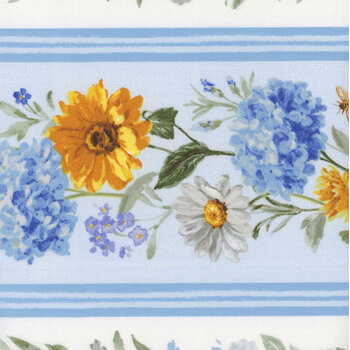 Bees & Blooms 89281-415 Multi by Danhui Nai for Wilmington Prints, Image