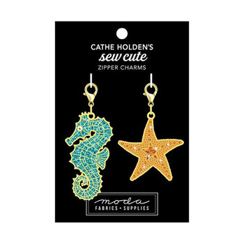 Sew Cute Seahorse & Starfish Zipper Pulls, Image