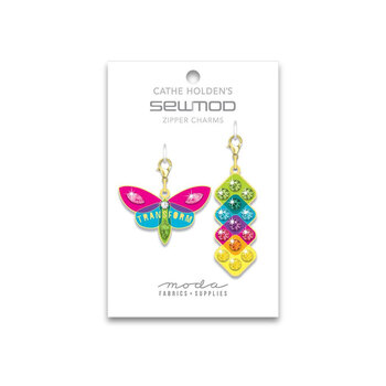 SewMod Butterfly & Cascade Zipper Pulls, Image