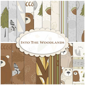 Into The Woodlands  16 FQ Set by Deane Beesley for Wilmington Prints, Image