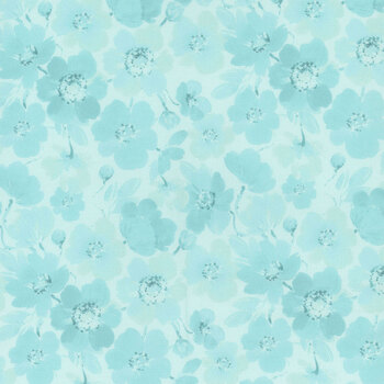 Berry Sweet Y4351-33 Aqua by Heatherlee Chan for Clothworks, Image