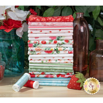 Berry Sweet  21 FQ Set by Heatherlee Chan for Clothworks, Image