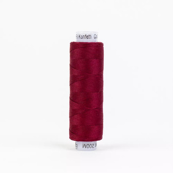 Konfetti Thread KT301 Burgundy - 219yd, Image