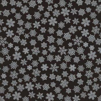 Holiday Charms 19951-181 Onyx by Robert Kaufman Fabrics, Image