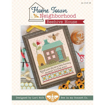 Home Town Neighborhood Beehive Cross Stitch Pattern