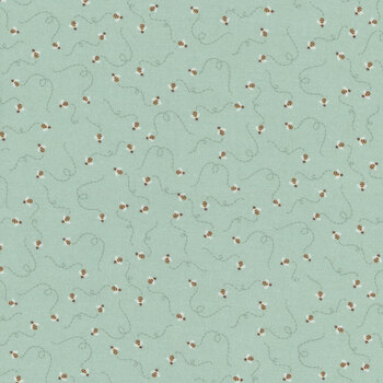 Honey Bear KIDZ-CD3493 GREEN by Timeless Treasures Fabrics, Image