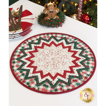  Point of View Kaleidoscope Folded Star Table Topper Kit - Merry Little Christmas, Image