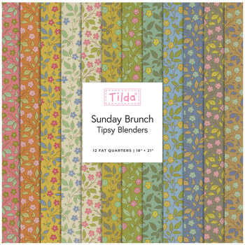 Sunday Brunch   12 FQ Set - Tipsy Blenders by Tilda, Image