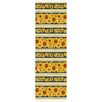 Sunflower Farm FLEUR-CD3362 SAPPHIRE by Timeless Treasures Fabrics, Image