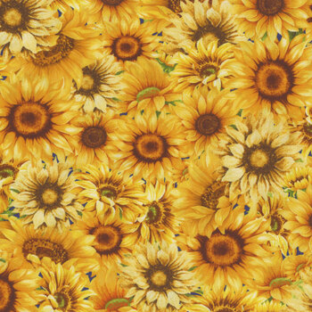 Sunflower Farm FLEUR-CD3363 Sunflower by Timeless Treasures Fabrics, Image