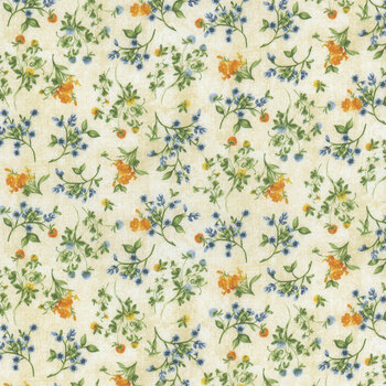 Sunflower Farm FLEUR-CD3365 CREAM by Timeless Treasures Fabrics, Image