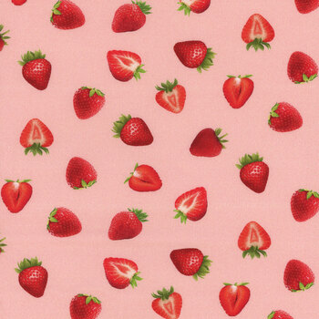 Berry Sweet FRUIT-CD3405 Pink by Timeless Treasures Fabrics