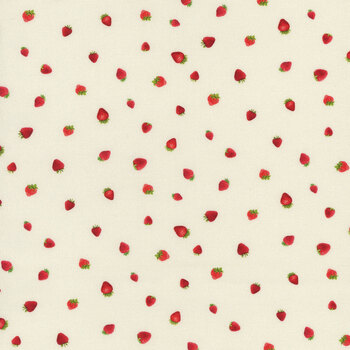 Berry Sweet FRUIT-CD3407 CREAM by Timeless Treasures Fabrics, Image