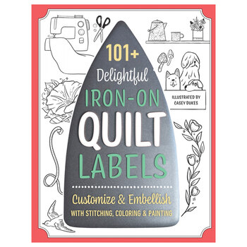 101+ Delightful Iron-On Quilt Labels Book, Image