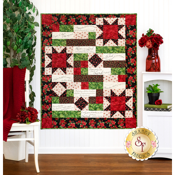  Comfort of Psalms Quilt Kit - Vintage Rose, Image