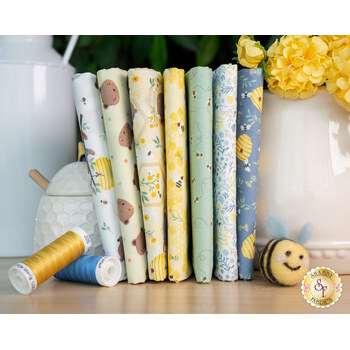 Honey Bear 7 FQ Set by Timeless Treasures Fabrics, Image