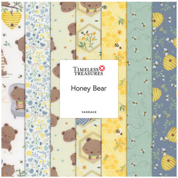 Honey Bear  Yardage by Timeless Treasures Fabrics, Image